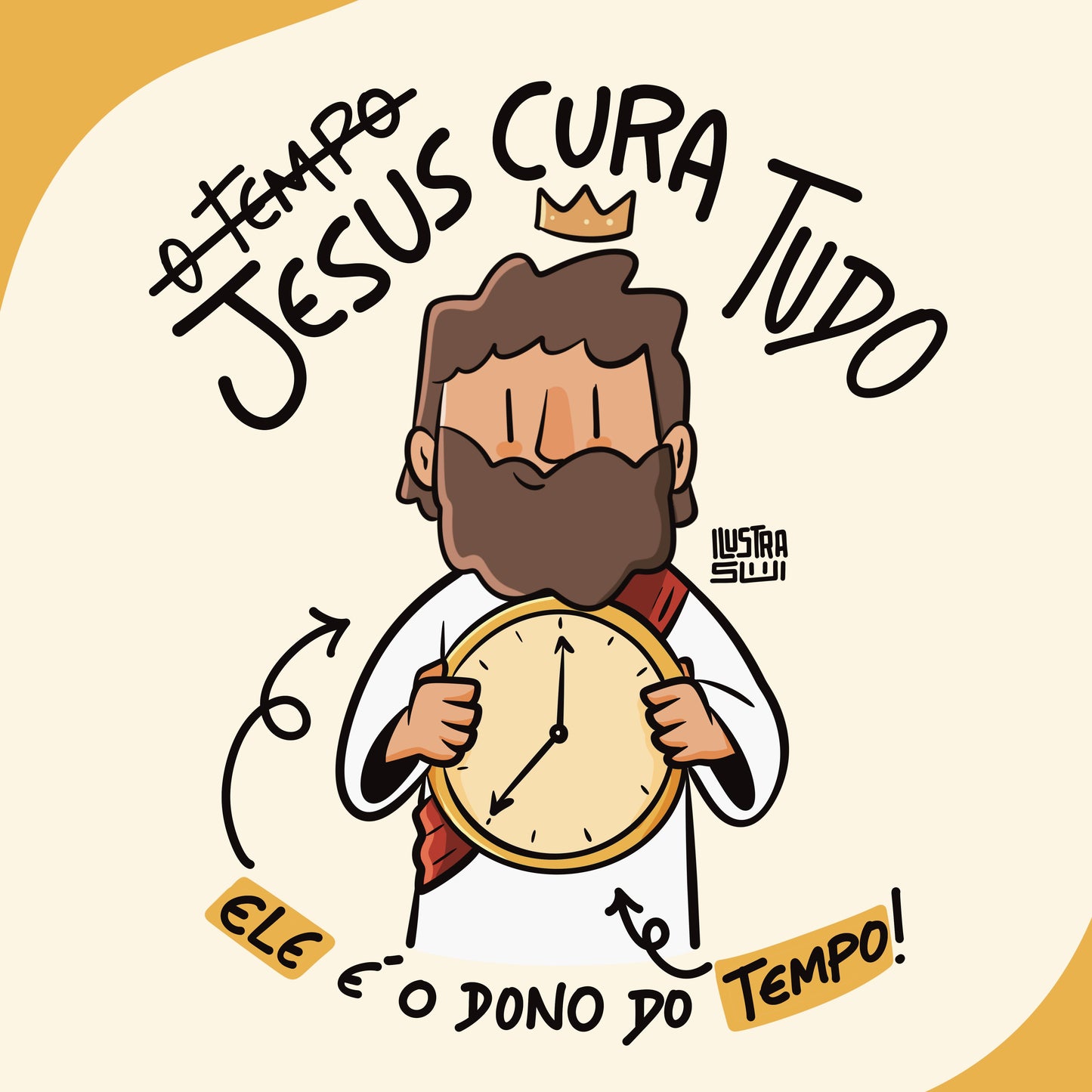 Ilustra- Jesus cura tudo!