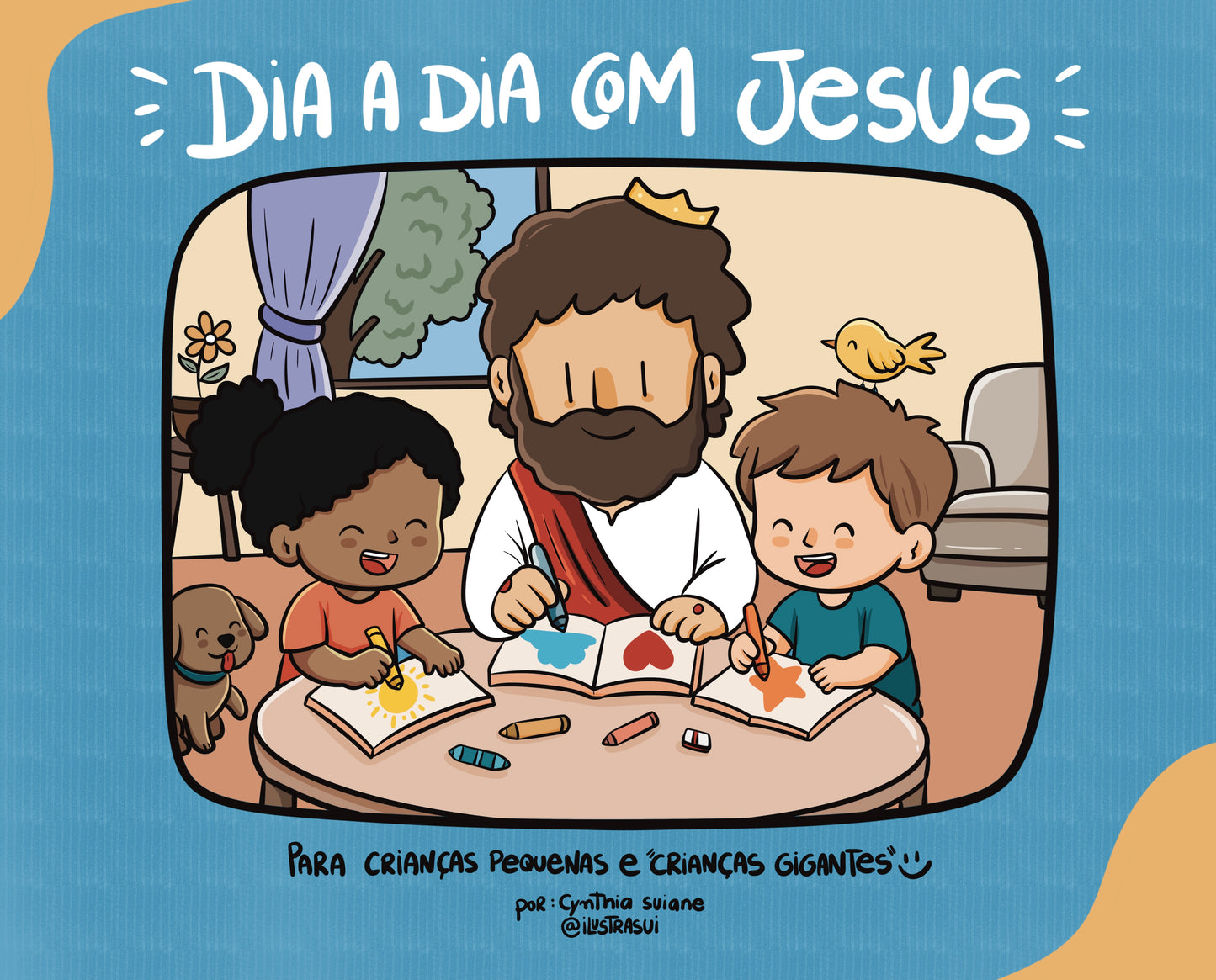 Livro de colorir Dia a dia com Jesus (Crianças)