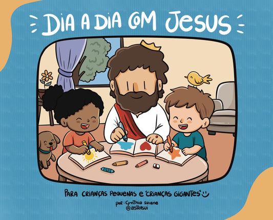 Livro de colorir Dia a dia com Jesus (Crianças)